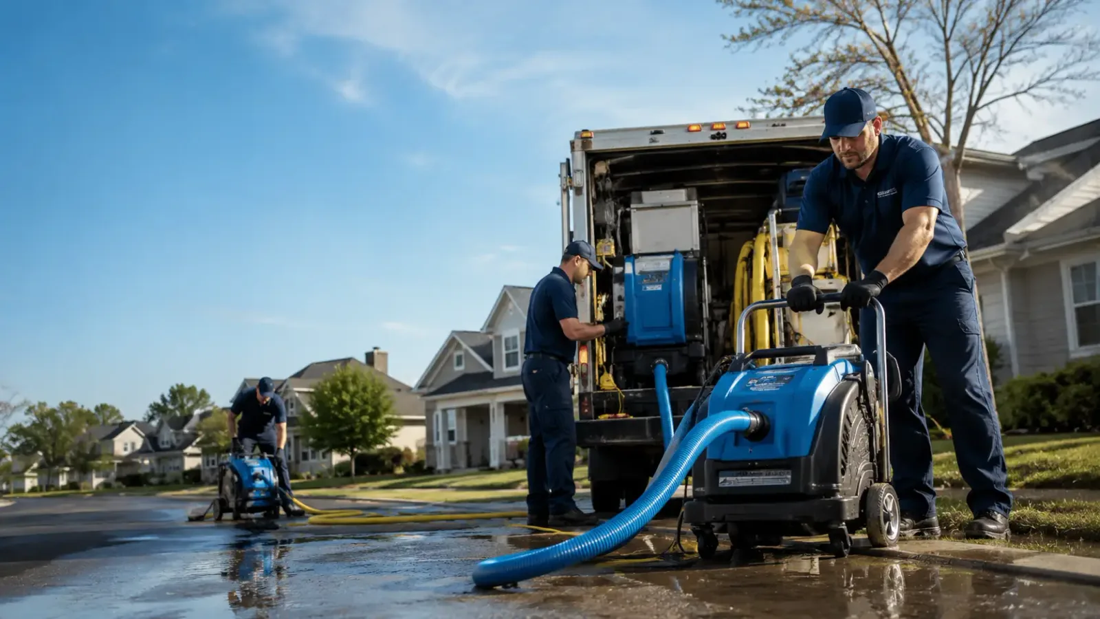 Flood Damage Cleanup in Le Roy, WV